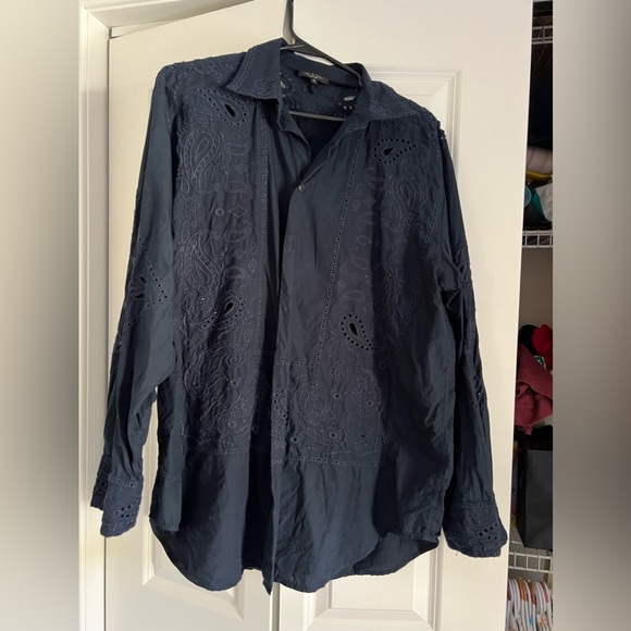 Rag & bone Vivian Embroidered Shirt - Picture 5 of 10